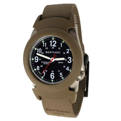 Bertucci Construction King Black Dial Watch with Coyote Strap and Pro-Guard