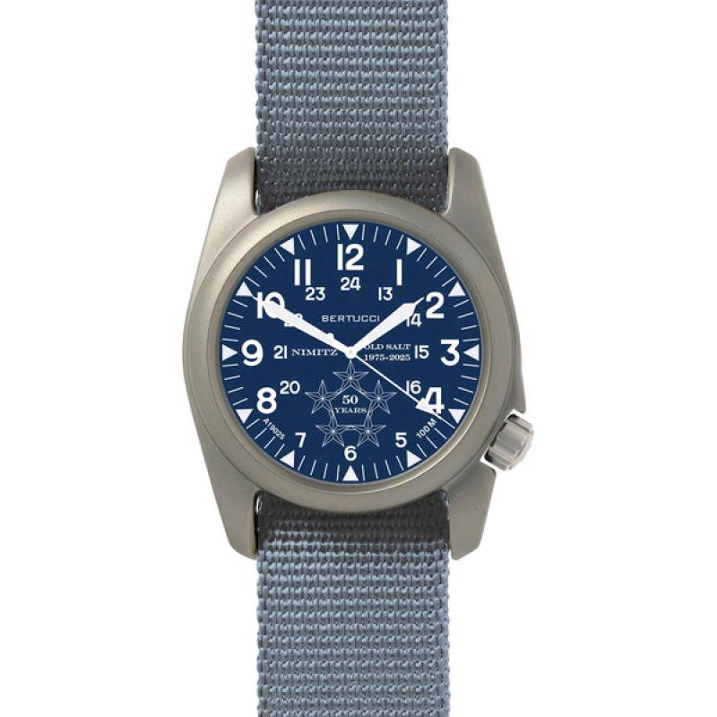 Bertucci USS Nimitz Aircraft Carrier Special Edition Blue Dial Watch