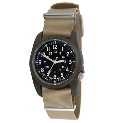 Bertucci A-2RA Retroform with USA Movement and Khaki Rubber One-Piece Strap