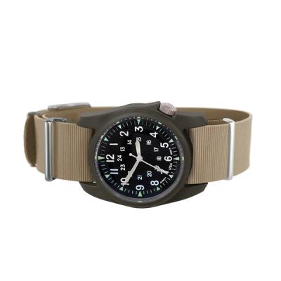 Bertucci A-2RA Retroform with USA Movement and Khaki Rubber One-Piece Strap