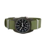 Bertucci A-2RA Retroform with USA Movement and Green Rubber One-Piece Strap