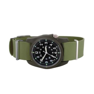Bertucci A-2RA Retroform with USA Movement and Green Rubber One-Piece Strap