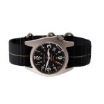 Bertucci A-7T Retrospec Solar Titanium Field Watch with Black Nylon Strap