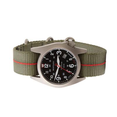 Bertucci A-7T Retrospec Solar Titanium Field Watch with Defender Drab Nylon Strap