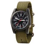 Bertucci A-3PS Solar Field Watch with Forest Nylon Strap