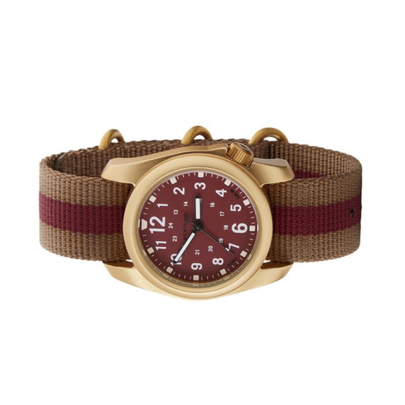 Bertucci A-2A Golden Field Watch with Legion Red Dial