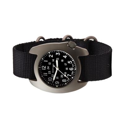 Bertucci D-3T Retroform Epic Field Watch with Black Dial and Black Nylon Strap