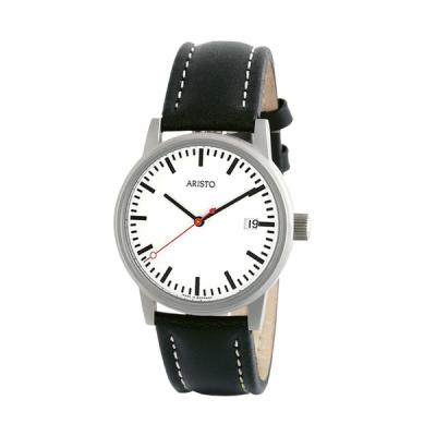 Aristo 39mm Bauhaus Railroad Watch #3H195 Brand: Aristo