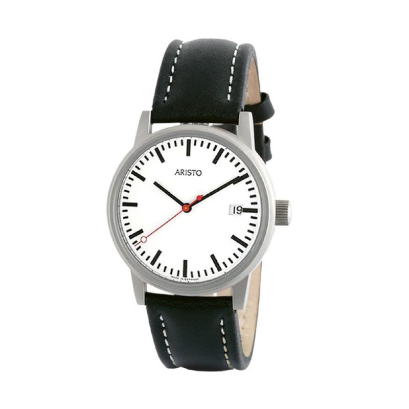 Aristo 39mm Bauhaus Railroad Watch #3H195 Brand: Aristo
