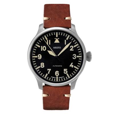 Aristo Swiss Automatic Pilot Watch with Black A-Dial
