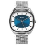 Aristo 41mm Classic Dress Watch with Rectangular Face and Blue Dial