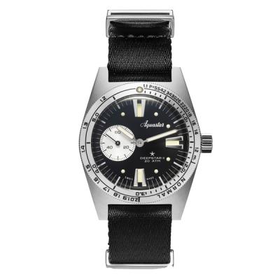 Aquastar Deepstar II Dive Watch with Vintage Black Dial