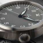 Laco Augsburg Gray 42 Type A Dial Automatic Pilot Watch with Sapphire Crystal