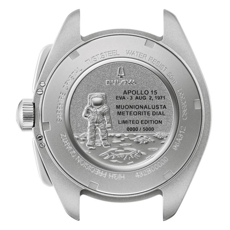 Bulova LE Lunar Pilot 43.5mm Titanium Two-Tone Watch with Meteorite Dial