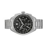 Bulova Lunar Pilot Chronograph 45mm with Black Dial and Stainless Steel Bracelet