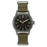 Bulova Hack Automatic Field Watch with 38mm Gun Metal Case and Black Dial