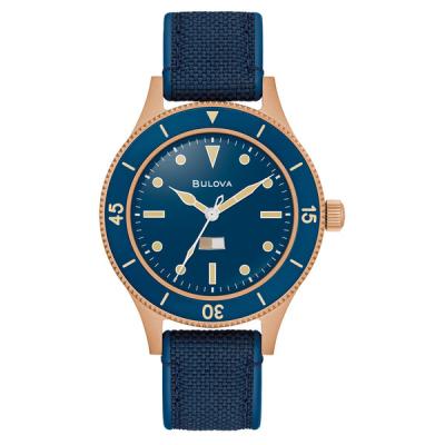 Bulova MIL SHIPS 41mm Automatic Bronze Watch with Big Dome Sapphire Crystal