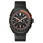 Bulova Racer Chronograph with Black Dial and Orange Accents