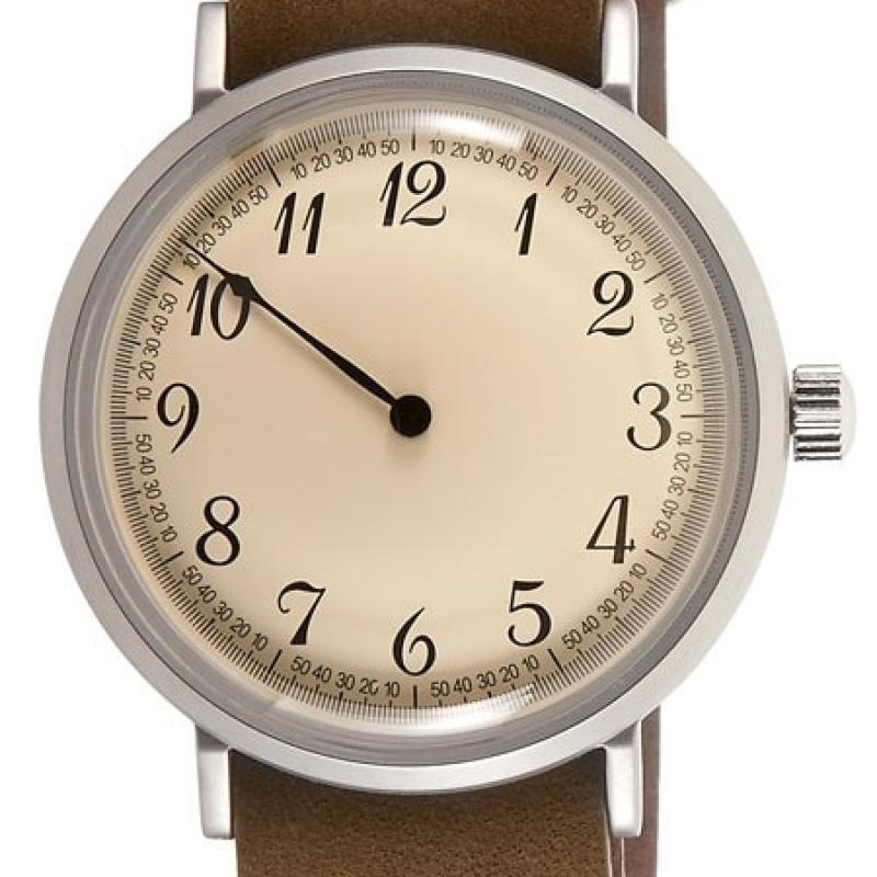 Red Star Solo, Hand Wind Mechanical Watch with Thick Dome Crystal