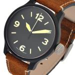 Aristo 42mm Aviator Swiss Automatic Watch with Sapphire Crystal