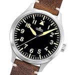 Aristo 47mm Swiss ETA Automatic Vintage Aviator Watch with Sapphire Crystal