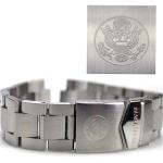 Marathon Brushed Finish Solid Link Bracelet