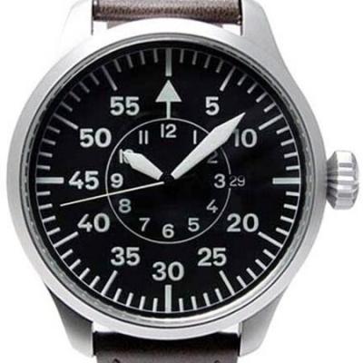 Aristo 3H108 47mm Swiss SW200 Automatic Pilot's Watch with XL Flieger Crown