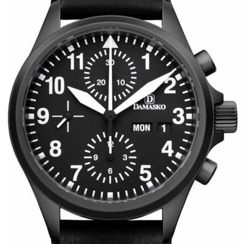 Damasko Swiss Valjoux 7750 Chronograph with a 60-Minute Stopwatch and 12-Hour Totalizer