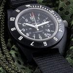 Marathon Swiss Made Quartz Military Navigator Pilot Watch with Tritium Illumination