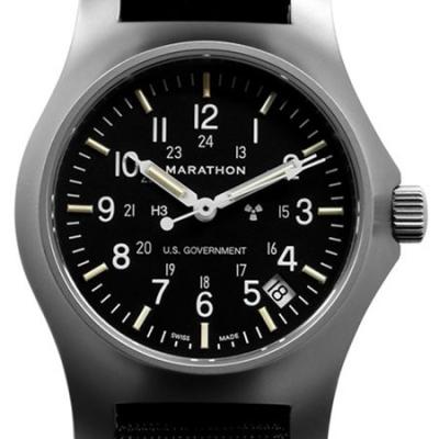 Marathon High Torque Quartz Military General Purpose SS Watch with Tritium Illumination