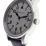 Messerschmitt Fliegeruhr Watch with Black Leather Strap