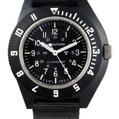 Marathon Swiss Made Quartz Military Navigator Pilot Watch with Tritium Illumination