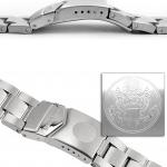 Marathon Brushed Finish Solid Link Bracelet