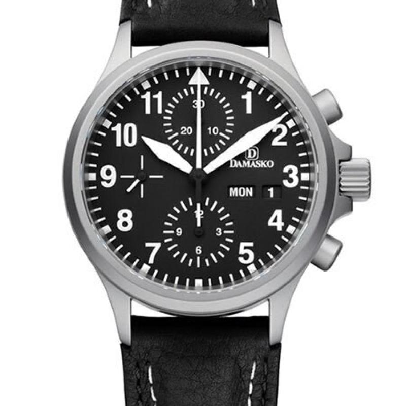 Damasko Swiss Valjoux 7750 Chronograph with a 60-Minute Stopwatch and 12-Hour Totalizer