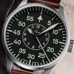 Laco 42mm Aachen Type B Dial Automatic Pilot Watch, New Sapphire Crystal