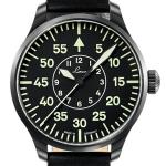 Laco 39mm Bielefeld Type-B Dial Automatic Pilot Watch with Sapphire Crystal