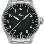 Laco 42mm ROM Type A Dial Automatic Pilot Watch, Sapphire Crystal