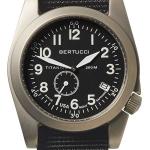 Bertucci A-11T Americana Titanium Watch with Black Nylon Strap
