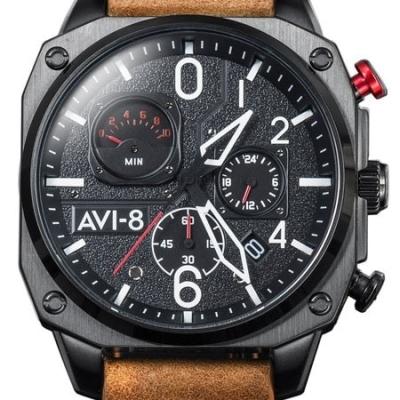 AVI-8 Hawker Hunter Retrograde Aviator Chronograph Watch
