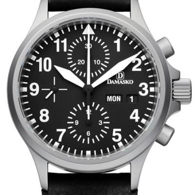 Damasko Swiss Valjoux 7750 Chronograph with a 60-Minute Stopwatch and 12-Hour Totalizer