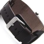 Messerschmitt Aviator Watch with Cuff-Style Leather Strap, SuperLuminova