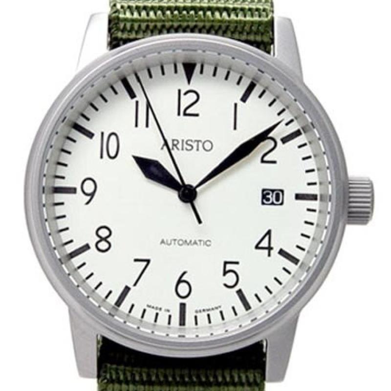 Aristo 3H41 Jager 90 Swiss Automatic Watch with Luminous Dial