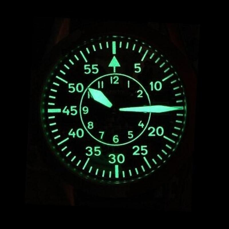 Aristo 3H32 Type B Dial Swiss ETA Automatic Pilot's Watch with Oversize Crown