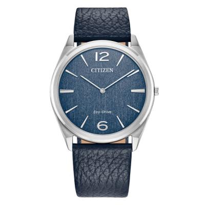 Citizen Eco-Drive Suratto Thin Watch with Blue Dial