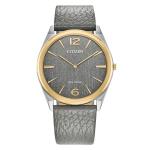 Citizen Eco-Drive Suratto Thin Watch with Grey Dial