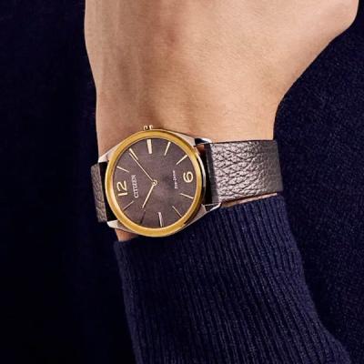 Citizen Eco-Drive Suratto Thin Watch with Grey Dial