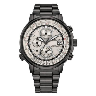 Citzen Eco-Drive Promaster Navihawk A-T Silver Dial Watch