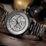 Citzen Eco-Drive Promaster Navihawk A-T Silver Dial Watch