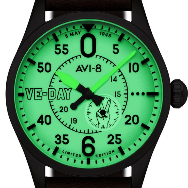 AVI-8 Spitfire Type 300 VE-Day 80th LE Valour Canvas Watch