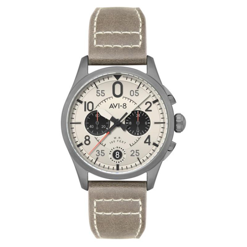 AVI-8 Spitfire Lock Chronograph with Ghost Grey Dial